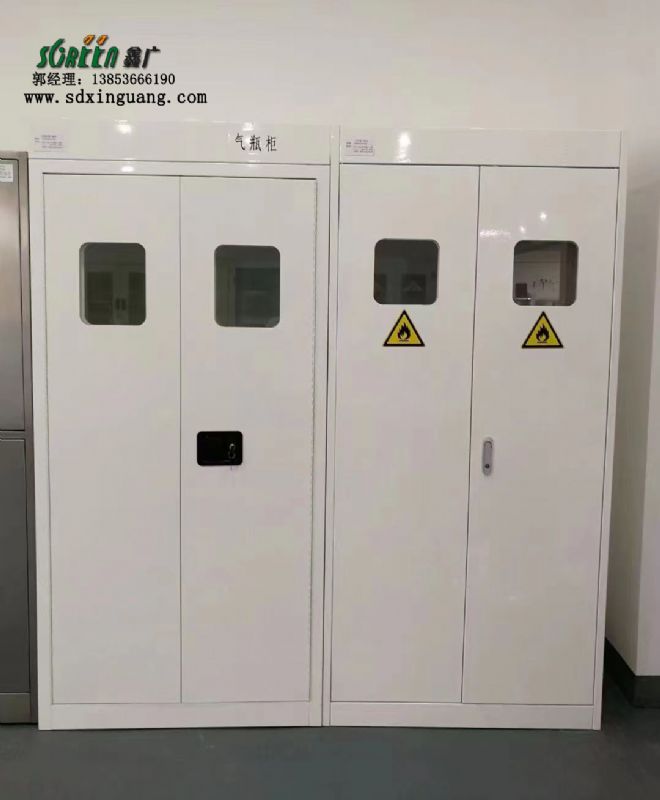 山東鑫廣實驗室全鋼氣瓶柜帶排風 安全防爆柜氣體存儲柜工業安全柜